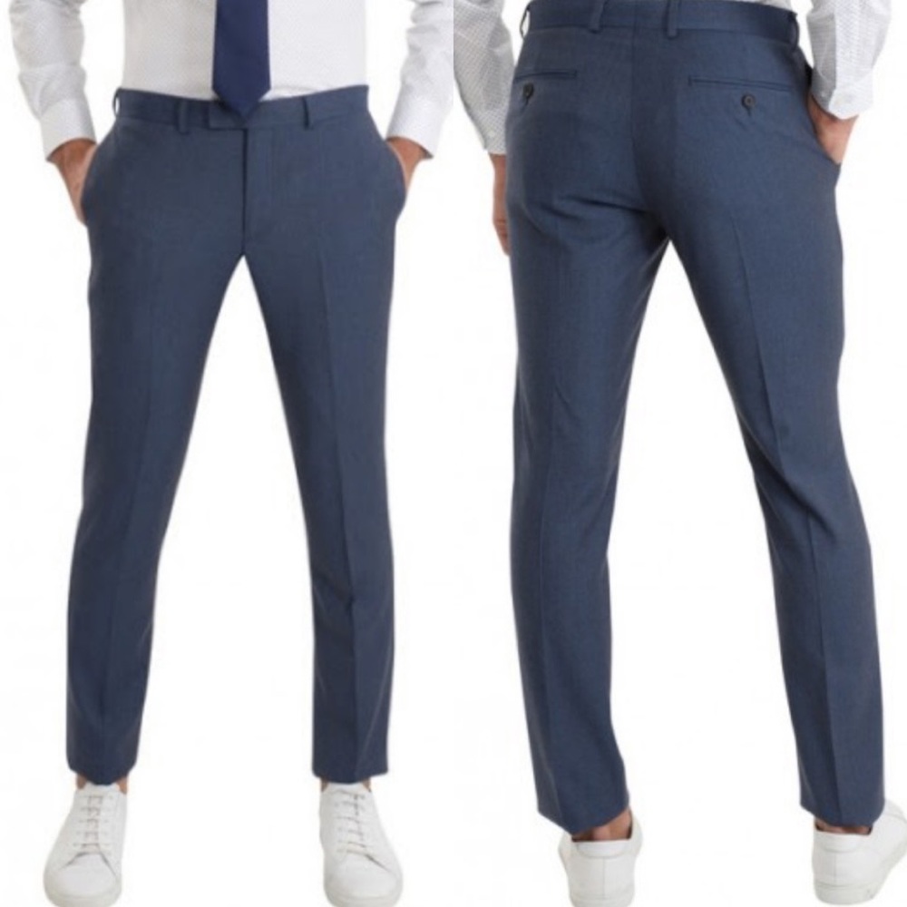 ❤️SOLD❤️Sandro Slim-Fit Tapered Wool-Flannel Trous